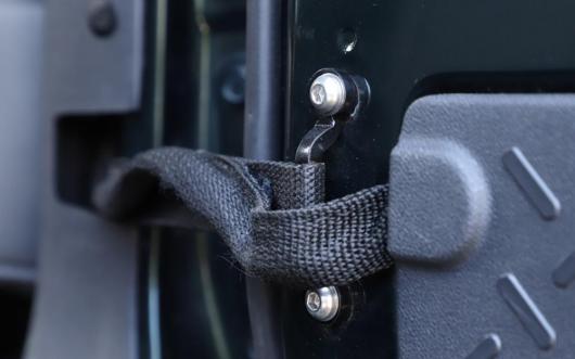 ドア 制限 ストラップ 適用: ジープ/JEEP ラングラー JK 2007-2018 JL 2018-2020 グラディエーター JT 2020 調整可能 ヒンジ ワイヤー プロテクター アクセサリー 4ピース AL-KK-7199 AL_4