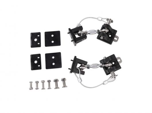 フード ラッチ 盗難防止 フード キャッチ ロック 適用: ジープ/JEEP ラングラー TJ 1997 1998 1999 2000 2001 2002 2003 2004 2005 2006 ブラック A AL-KK-7235 ALの通販は