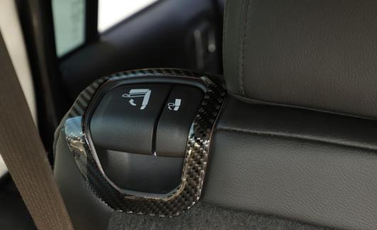 AL リアシート スイッチ 装飾 ステッカー 適用: ジープ/JEEP ラングラー JL 2018 2019 グラディエーター JT 2020 4ドア インテリア アクセサリー カーボンファイバー カーボン調 AL-KK-7337_4