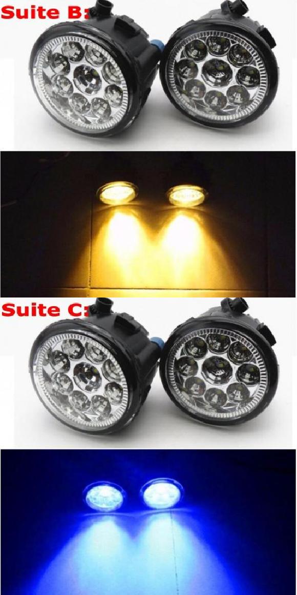 適用: インフィニティ/INFINITI EX35 2008-2012 EX37 13 QX50 2014 2015 9LED フォグライト H11 H8 12V 55W ハロゲン LED タイプB・タイプC AL-KK-7432 AL 適用: インフィニティ⁄INFINITI EX35 2008-2012 EX37 13 QX50 2014