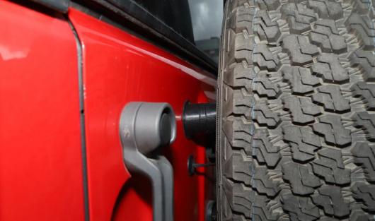 適用: ジープ/JEEP ラングラー JK JKU 2007-2017 JL 2018 2019 グラディエーター JT 2020 スペア タイヤ ラバー パッド 装飾 カバー エクステリア アクセサリー 2ピース AL-KK-7491 AL_4