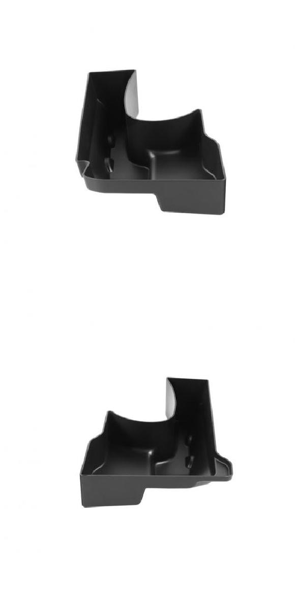 適用: ジープ/JEEP ラングラー JK JKU 2011-2018 リア トランク ストレージ ボックス オーガナイザー トレイ 左/右 インテリア アクセサリー ABS ブラック 左・ブラック 右 AL-KK-7497 AL
