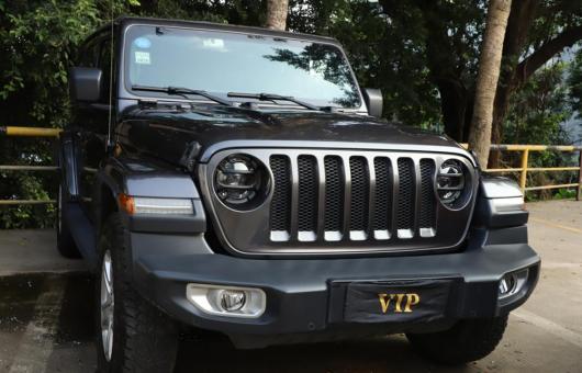 適用: ジープ/JEEP ラングラー JL 2018 2019 2020 グラディエーター JT 2020 ヘッドライト ガード ライト ランプ 装飾 エクステリア アクの通販は