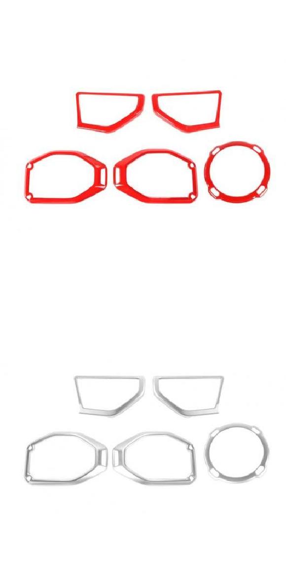 適用: ジープ/JEEP ラングラー JL 2018 2019 グラディエーター JT 2020 Aピラー/ ルーフ スピーカー トリム 装飾 ステッカー インテリア アクセサリー レッド B・シルバー B AL-KK-7510 ALの通販は 19,620円