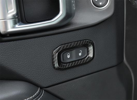 適用: ジープ/JEEP ラングラー JL グラディエーター JT 2018 2019 2020 2021 ドア ロック スイッチ ボタン カバー 装飾 ステッカー インテリア アクセサリー レッド・シルバー AL-KK-7519 AL_4