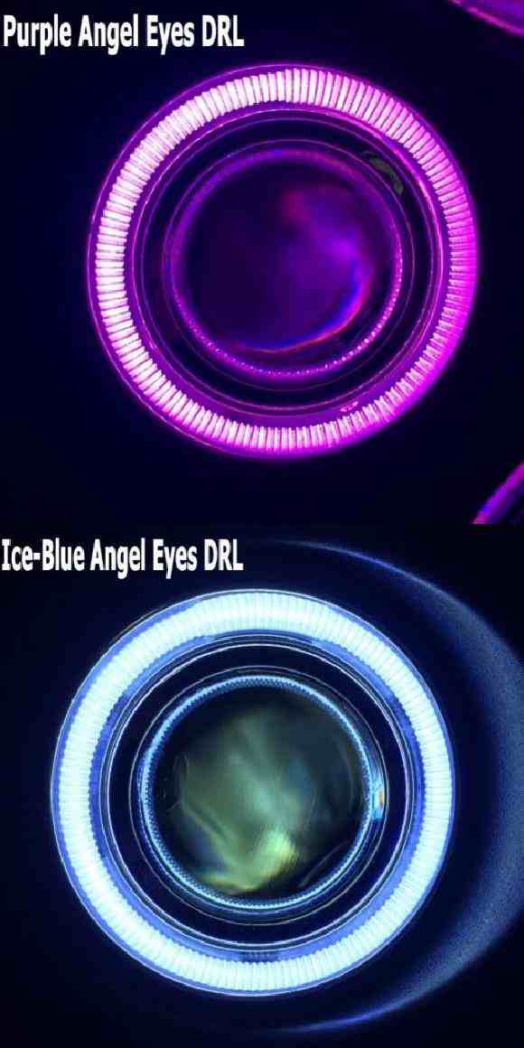 適用: シュコダ ファビア 2015 2016 2017 LED エンジェルアイ DRL イエロー シグナル ハロゲンバルブキット レッド エンジェルアイ〜アイスブルー エンジェルアイ 4300K・6000K AL-KK-7560 AL