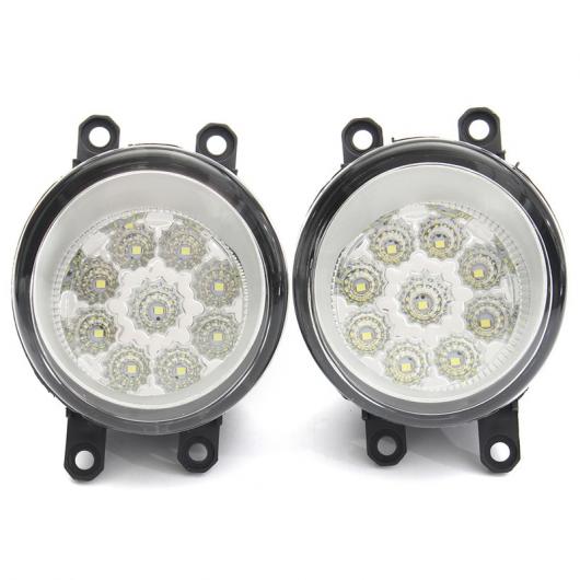 適用: トヨタ カムリ 2007 2008 2009 2010 2011 9LED フォグライト H11 H8 12V 55W ハロゲン LED フォグ ヘッド ランプ タイプE AL-KK-7686 AL_2