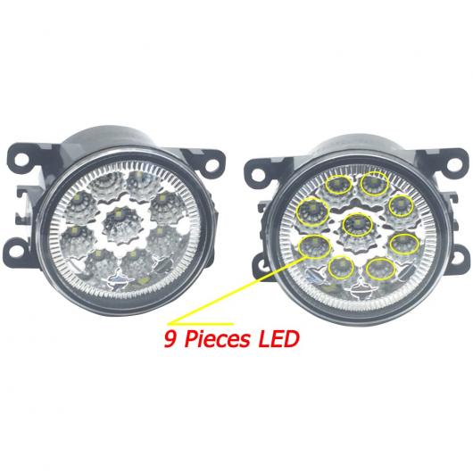 適用: 三菱 パジェロ モンテロ スポーツ 2008-2012 2013 2014 9LED チップ LED フォグライト ランプ H11 H8 12V 55W ハロゲン フォグライト タイプA AL-KK-7826 AL_2