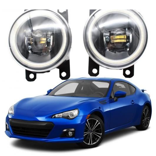 LED DRL ライト 適用: スバル BRZ 2013 2014 2015 2016 LED エンジェルアイ カットラインレンズ フォグライト ホワイト エンジェルアイ AL-KK-7924 AL