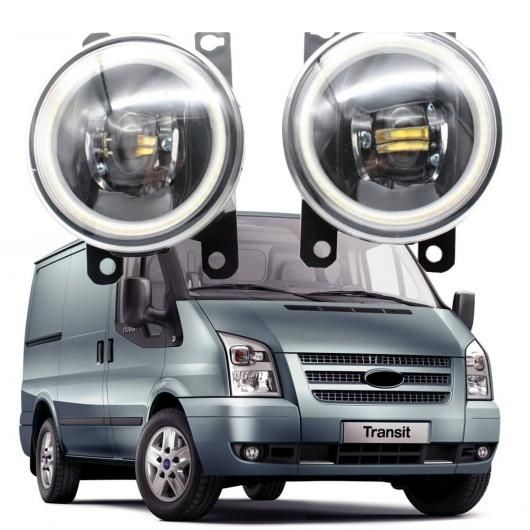 LED フォグライト カットラインレンズ 適用: フォード/FORD トランジット 2006-2014 2013 2012 2011 2010 2009 エンジェルアイ DRL ホワイト エンジェルアイ AL-KK-8012 ALの通販は 19,601円