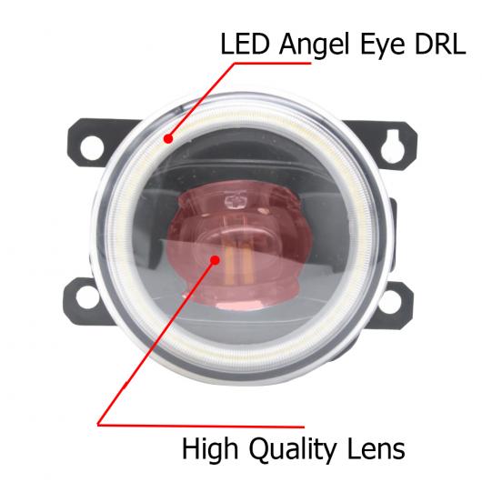 LED フォグライト カットラインレンズ 適用: シトロエン/CITROEN DS5 DS 5 2011-2015 2016 2017 2018 エンジェルアイ DRL ホワイト エンジェルアイ AL-KK-8103 AL_1