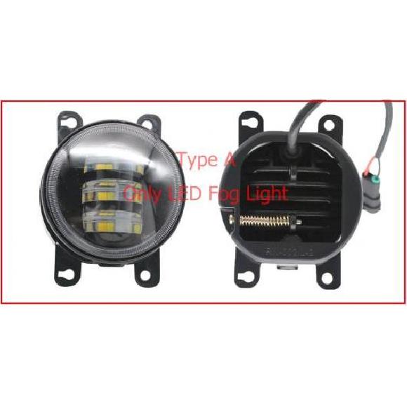 2ピース LED エンジェルアイ DRL 適用: 三菱 モンテロ ショーグン パジェロ 2008-2011 2012 2013 2014 LED フォグ LED DRL・LEDフォグライトのみ エンジェルアイなし AL-KK-8181 AL