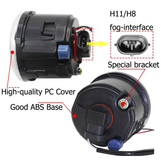 LED フォグライト カットラインレンズ 適用: 日産 アルメーラ CIS-SPEC G11 12.2012-10.2018 シルフ LED ホワイト エンジェルアイ DRL ホワイト LED フォグライト AL-KK-8191 AL_3