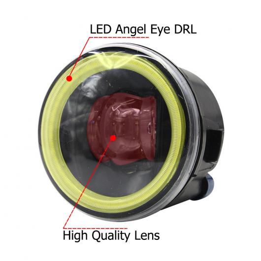 LED フォグライト カットラインレンズ 適用: 日産 クエスト RE52 E52 2011-2014 2015 2016 2017 LED エンジェルアイ ホワイト エンジェルアイ DRL ホワイト LED フォグライト AL-KK-8199 AL_1