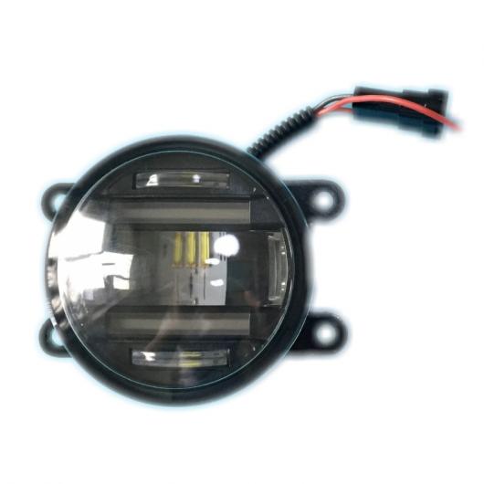 適用: 日産 セントラ 2007-2012 2in1 18W LED フォグライト ホワイト カットラインレンズ DRL ホワイト LED フォグ AL-KK-8313 AL_1