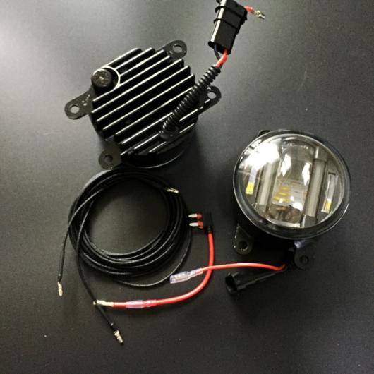 適用: スバル BRZ 2013-2017 2in1 18W LED フォグライト ホワイト カットラインレンズ DRL ホワイト LED フォグ AL-KK-8314 AL_3