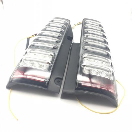 オフ-ロード テールライト 適用: スズキ ジムニー JB43 LED テール ライト アセンブリ ブレーキ ライト リバース ライト リア ライト ブラック・ホワイト AL-KK-8337 AL_2
