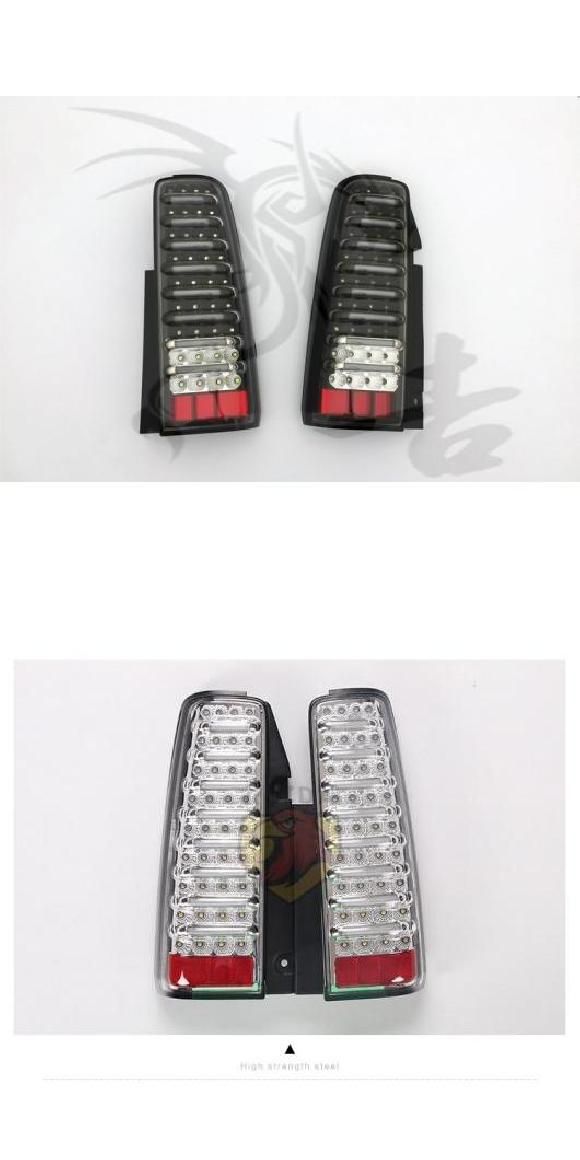オフ-ロード テールライト 適用: スズキ ジムニー JB43 LED テール ライト アセンブリ ブレーキ ライト リバース ライト リア ライト ブラック・ホワイト AL-KK-8337 AL