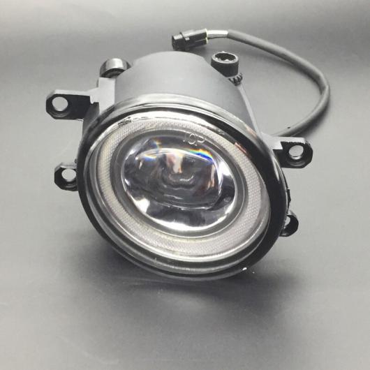 2in1 LED エンジェルアイ DRL 3色 カットラインレンズ フォグライト ランプ 適用: レクサス IS-F 2008-2014 ホワイト エンジェルアイ AL-KK-8372 AL_3