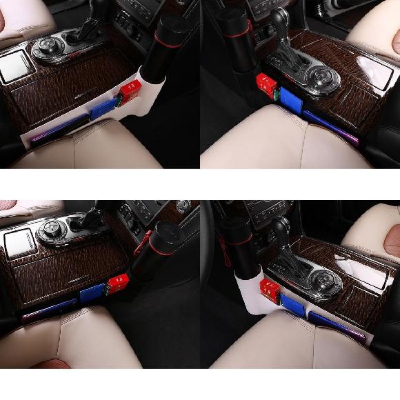 適用: 日産 パトロール Y62 2012-2019 シート ギャップ ストレージ ボックス パトロール Y62 多機能 インテリア ストレージ ボックス 右・左 AL-KK-8431 ALの通販は