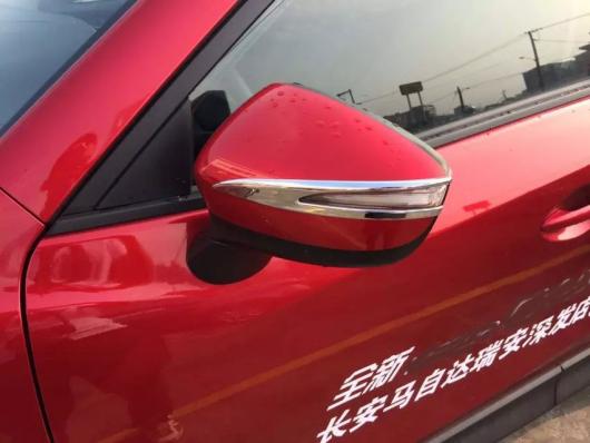AL 適用: マツダ CX5 CX-5 2015 2016 バックミラー ミラー カバー トリム サイド ドア ミラー 装飾 ストリップ 2ピースセット クロム スタイリング 装飾 AL-KK-8587_1