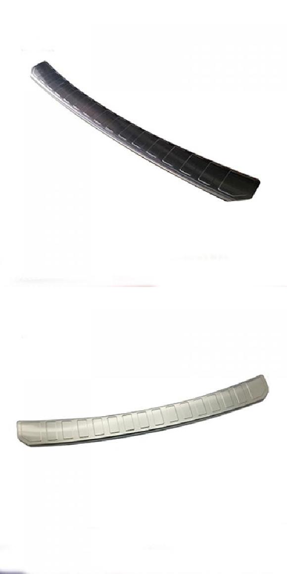 AL ステンレス スチール リア テール ボックス ゲート ドア バンパー シル スカッフ プレート フット ペダル トリム 適用: スバル フォレスター SK 2018 2019 ブラック・シルバー AL-KK-8660の通販は