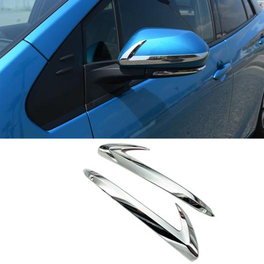 AL 2ピース ABS クローム リア ビュー サイド ミラー カバー 装飾 トリム 適用: トヨタ プリウス PHV 2016 2017 2018 2019 2020 AL-KK-8715