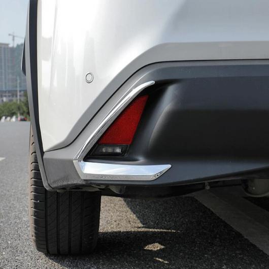 AL 2ピース ABS クローム リア フォグライト ランプ フレーム カバー トリム 適用: レクサス UX ZA10 UX200 UX250H 2018 2019 アクセサリー AL-KK-8731