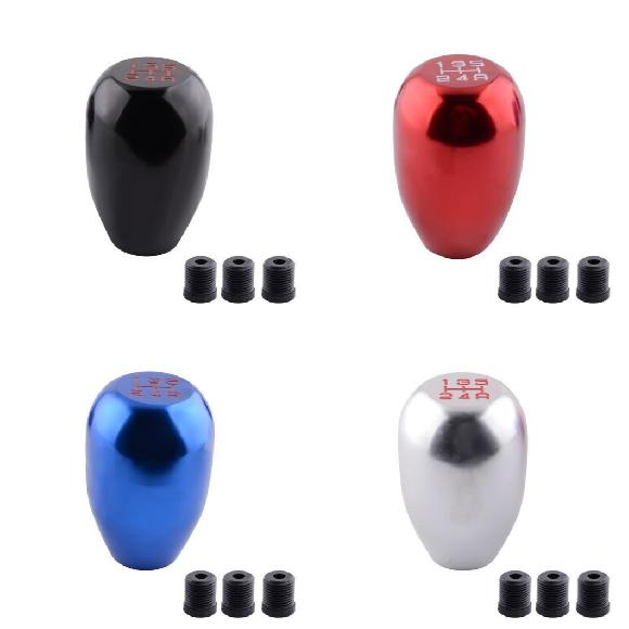 AL ユニバーサル アルミ レーシング MT 5速 ギア シフト ノブ マニュアル ギア シフター ノブ シフト レバー ノブ JDM ブラック〜シルバー AL-LL-0548