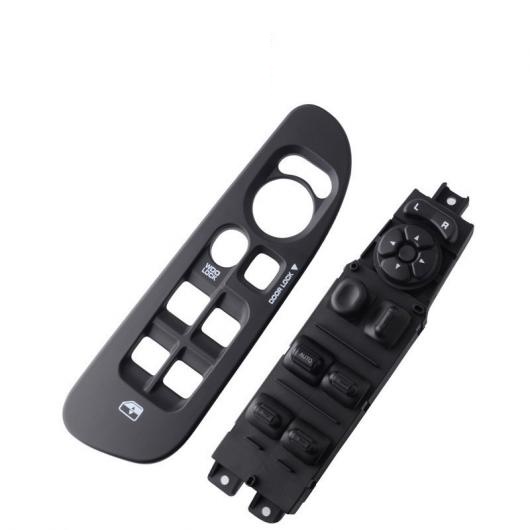 2ピース 電動 パワー ウインドウ マスター コントロール スイッチ + ウインドウ パネル プレート 適用: 97-2001 ジープ/JEEP チェロキー/CHEROKEE 68171681AA 56009449AC AL-LL-0591 AL