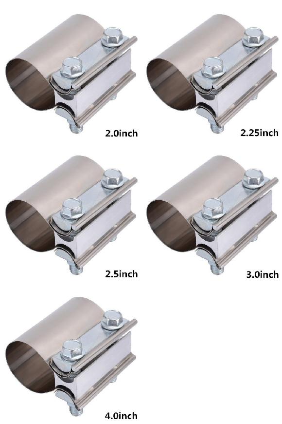 AL 2.0 2.25 2.5 3.0 4.0 304 ステンレス スチール エキゾースト スリーブ ジョイント クランプ エキゾースト パイプ スリーブ カプラー ステップ クランプ タイプ001〜タイプ005 AL-LL-0696の通販は 7,599円