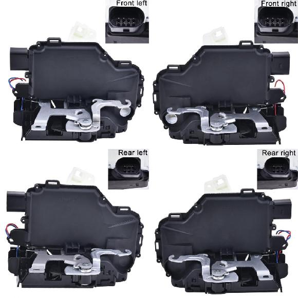 ドア ロック アクチュエータ オール サイド フロント リア 左 右 3BD837016A 3B1837016A 適用: VW/ゴルフ/ボーラ/パサート/ルポ MK4 フロント 左〜リア 右 AL-LL-1049 AL