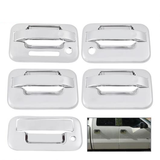 適用: 2004-2014 フォード/FORD F150 クローム ドア ハンドル キー パッド + テールゲート ハンドル カバー 4ドア AL-LL-1080 AL