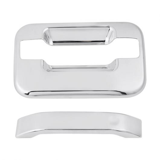 適用: 2004-2014 フォード/FORD F150 クローム ドア ハンドル キー パッド + テールゲート ハンドル カバー 4ドア AL-LL-1080 AL