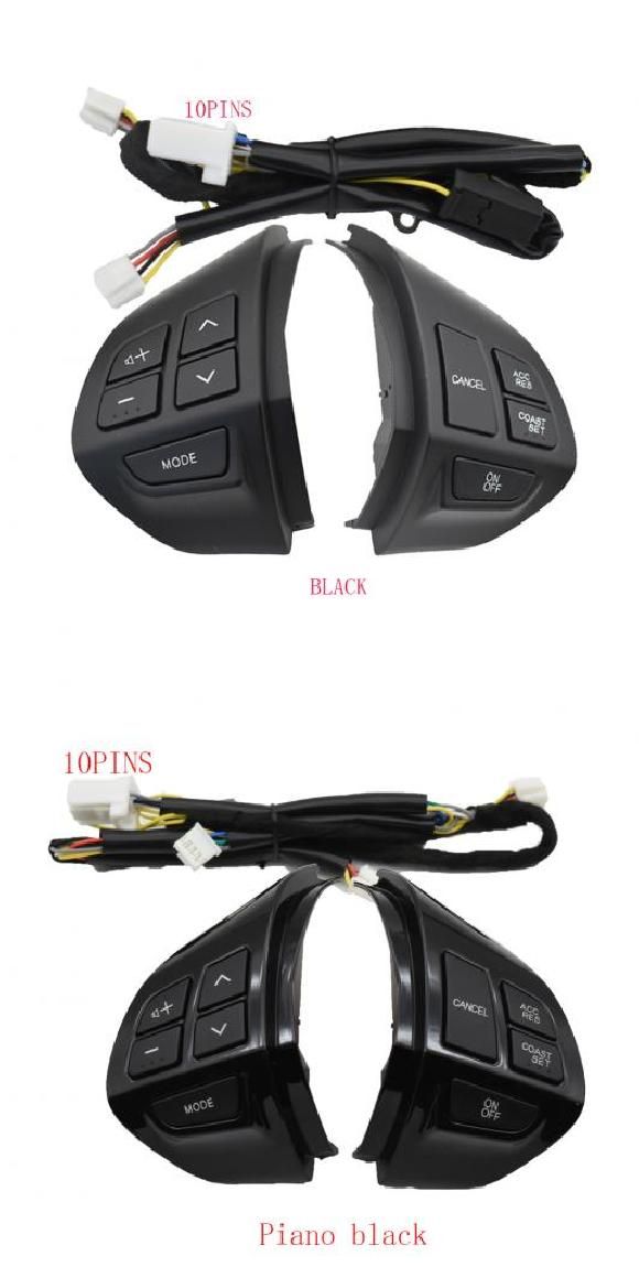 ステアリング ホイール コントロール ボタン シルバー ボタン 適用: 三菱 ASX 2007-2012 アウトランダー ASX ブラック 10ピン・ASX ピアノブラック 10ピン AL-LL-1187 ALの通販は 12,180円