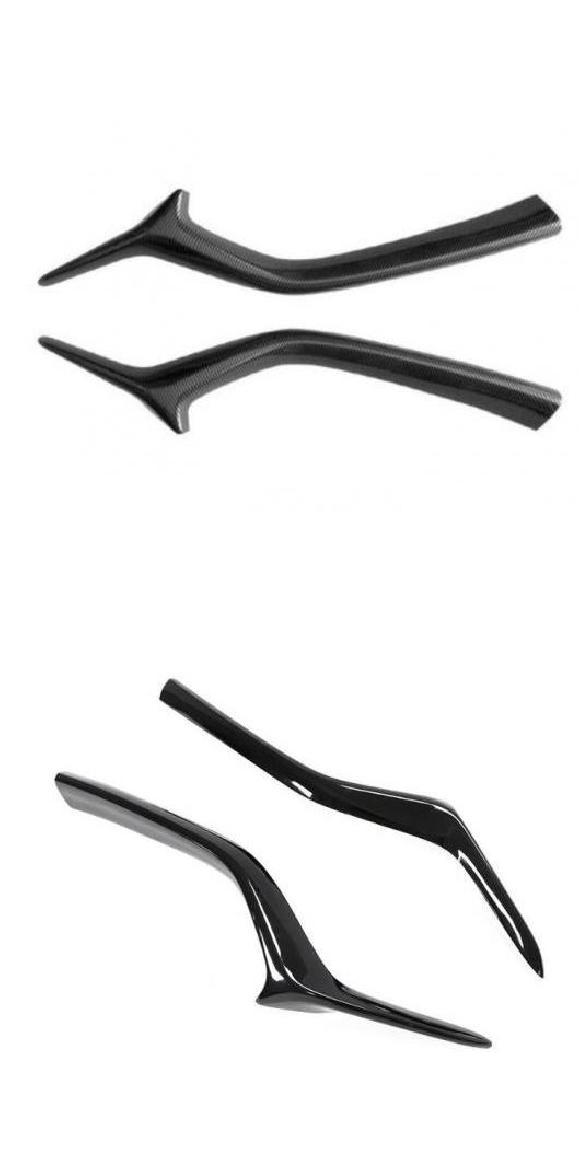 2ピース ABS 光沢ブラック フロント バンパー メッシュ グリル ストリップ トリム カバー 適用: マツダ CX-5 CX5 CX-8 CX8 2017 2018 2019 2020 カーボン調・ピアノブラック AL-LL-1278 ALの通販は