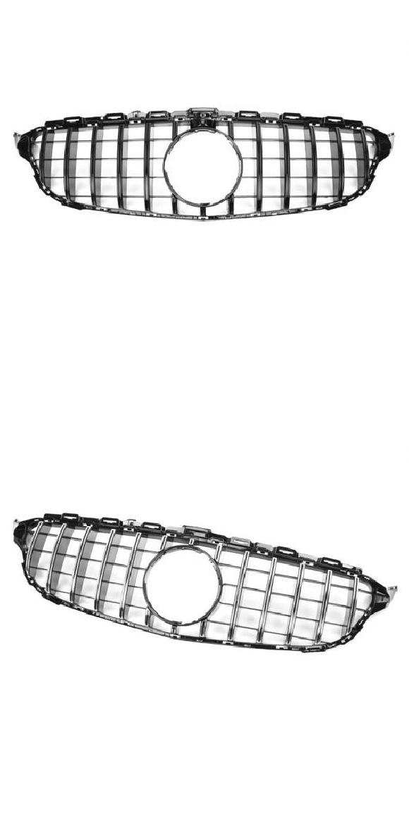 GT グリル レーシング グリル 適用: メルセデス C-クラス C180 C200 C250 C260 C400 ベンツ W205 2019 2020 スポーツ バージョン フロン