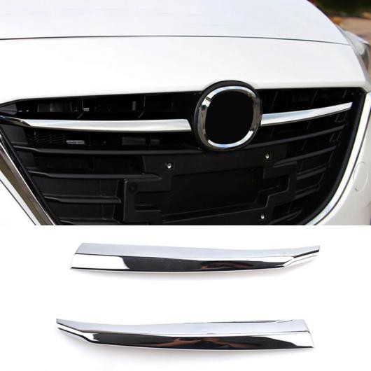 AL 適用: MAZDA3 アクセラ BM 2014 2015 2016 クローム フロント ラジエーター メッシュ グリル カバー トリム モールディング ガーニッシュ ガード AL-LL-1392の通販は外装