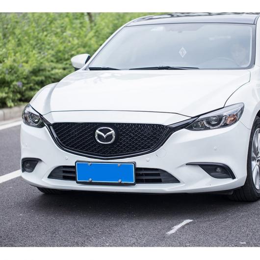 適用: MAZDA6 アテンザ 2017 2018 ABS プラスチック ブラック フロント バンパー グリル アッパー グリル フロント グリル カバー プロテクター AL-LL-1450 AL