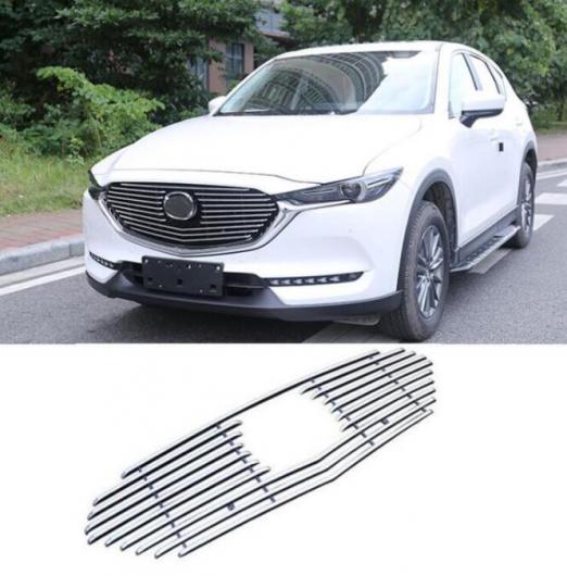 金属 フロント センター グリル フレーム カバー トリム 適用: マツダ CX-5 CX5 2017-2019 AL-LL-1468 AL
