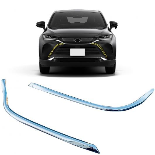 適用: トヨタ ハリアー ヴェンザ XU80 2020 2021 エクステリア ABS クローム フロント グリル サイド 装飾 カバー トリム 2ピース AL-LL-の通販は 12,795円