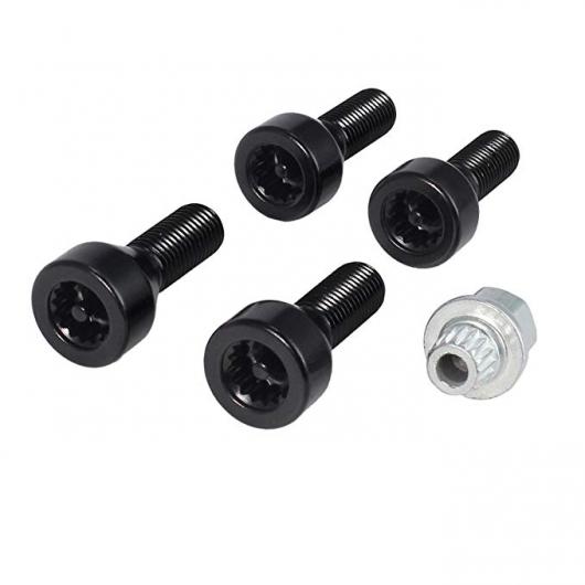 ホイール ロック セット ブラック ラグ ボルト 36136786419 36131180882 36136764057 適用: 2000 BMW 328CI AL-LL-4051 AL
