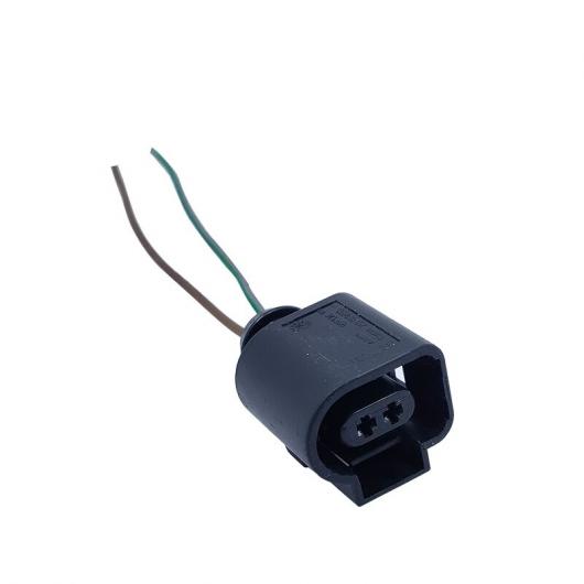 AL OEM 2ピン ブラック フラット プラグ 適用: フォルクスワーゲン/VOLKSWAGEN アウディ/AUDI 1J0 973 702 ゴルフ パサート ティグアン ジェッタ A1 A2 A3 A4 A5 A6 A7 A8 Q3 Q5 Q7 4ピース AL-LL-4823_4
