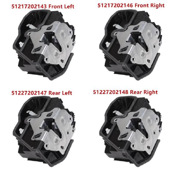 51217202143 51217202146 1ピース 左 &amp; 右 電動 ドア ロック ラッチ アクチュエータ 適用: BMW X6 E60 E70 E90 51227202147 51217202143 フロント L〜51227202148 リア R AL-LL-4884 AL
