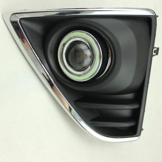 適用: トヨタ ヤリス ヴィッツ 2013-2016 COB エンジェルアイ DRL イエロー シグナル ライト H11 E13 フォグライト ハロゲンバルブキット 2in1カラー エンジェルアイ 4300K・6000K AL-LL-6097 AL