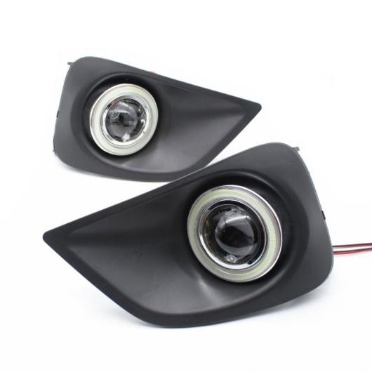 適用: トヨタ ヤリス ヴィッツ セダン XP150 COB エンジェルアイ DRL イエロー ハロゲンバルブキット レッド エンジェルアイ〜アイスブルー エンジェルアイ 4300K・6000K AL-LL-6099 AL