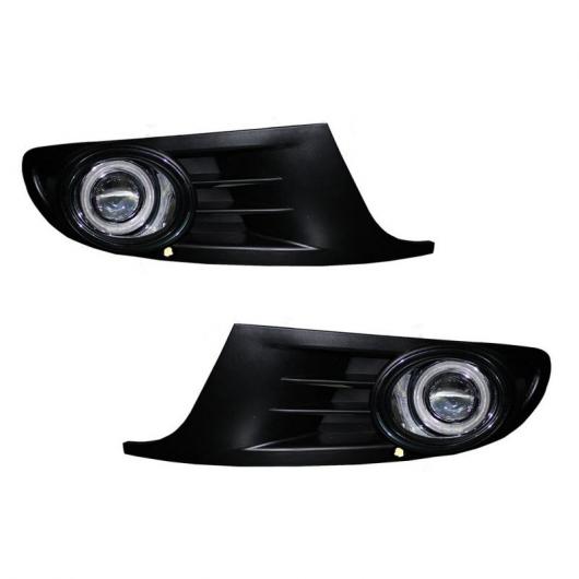 適用: フォルクスワーゲン/VOLKSWAGEN ゴルフ 6 MK6 LED エンジェルアイ DRL イエロー シグナル ライト H11 E13 キセノンバルブキット 2in1カラー エンジェルアイ 4300K・6000K AL-LL-6104 AL