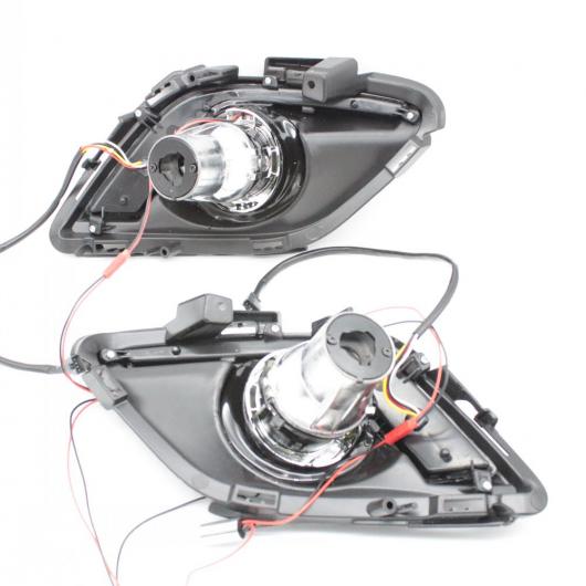 適用: MAZDA6 2013~2016 COB エンジェルアイ LED DRL フォグライト レンズ ハロゲンバルブキット レッド エンジェルアイ〜アイスブルー エンジェルアイ 4300K・6000K AL-LL-6179 AL_2
