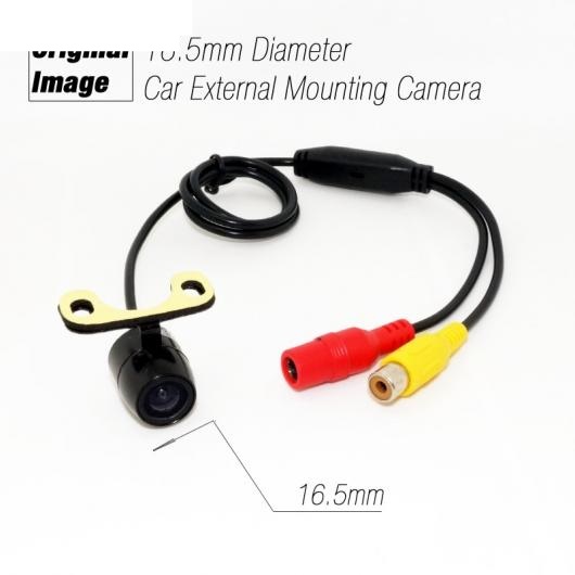 1セット ユニバーサル 16.5mm エクステリア マウント イメージ フロント ビュー RCA カメラ 12V AL-LL-6372 AL