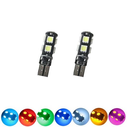 100ピース T10 9SMD CAN-BUS インテリア 5050SMD LED ライト バルブ DC 12V ホワイト〜イエロー AL-LL-6589 AL